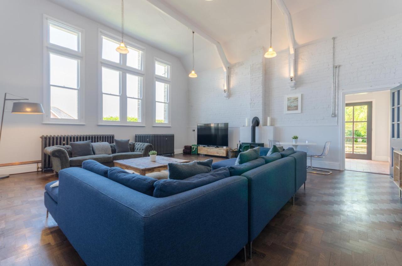 Villa Luxury Victorian School With Views Of Harbour à Fowey Extérieur photo